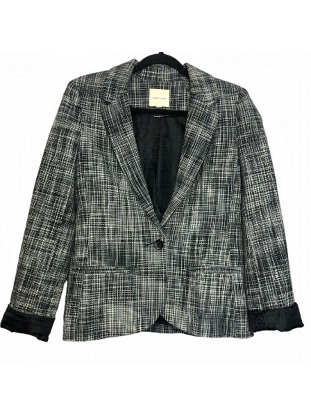 𝅺Urban Outfitters Silence + Noise Tweed One Button Blazer, size S